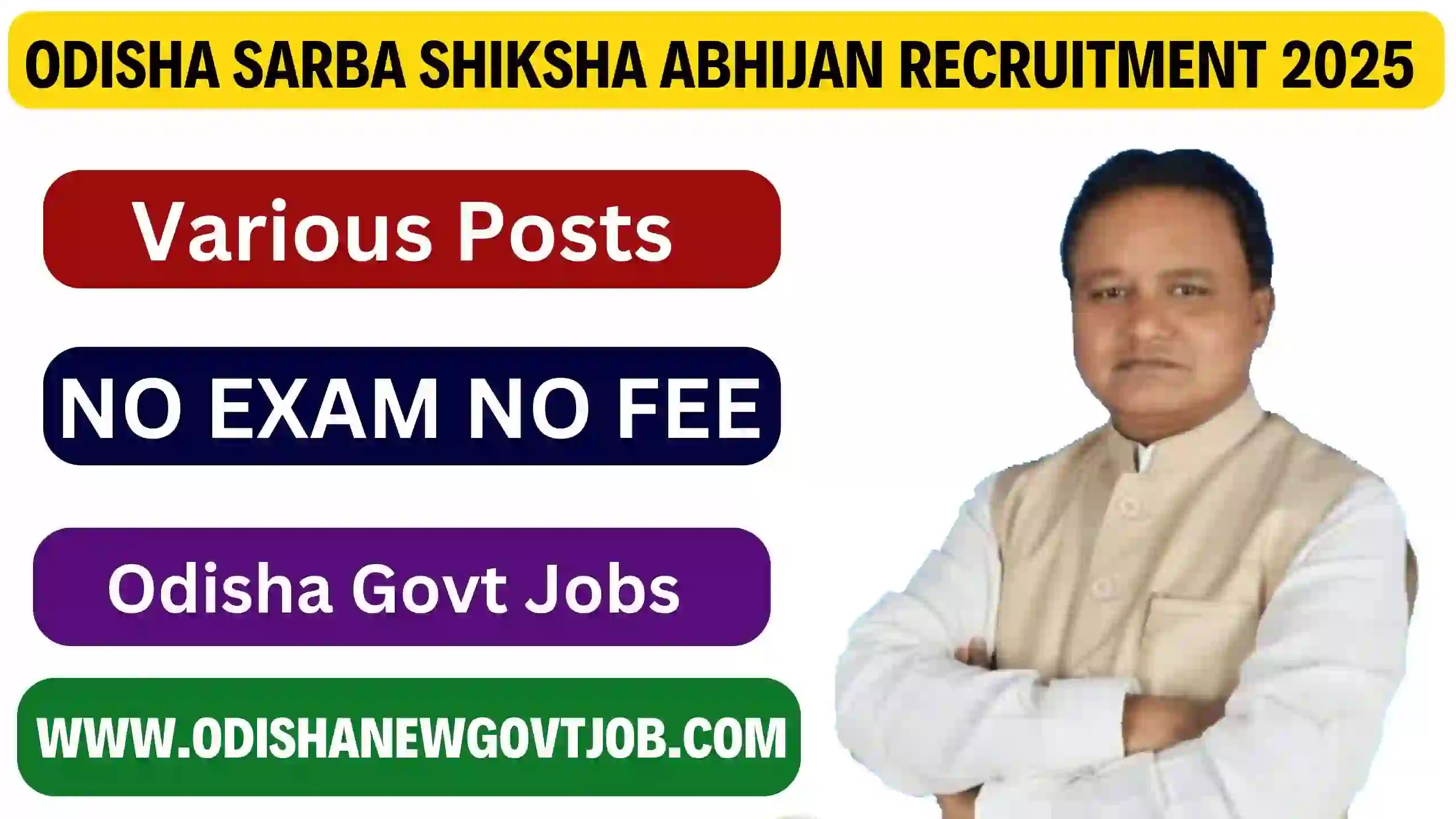 Odisha Sarba Shiksha Abhijan Recruitment 2025