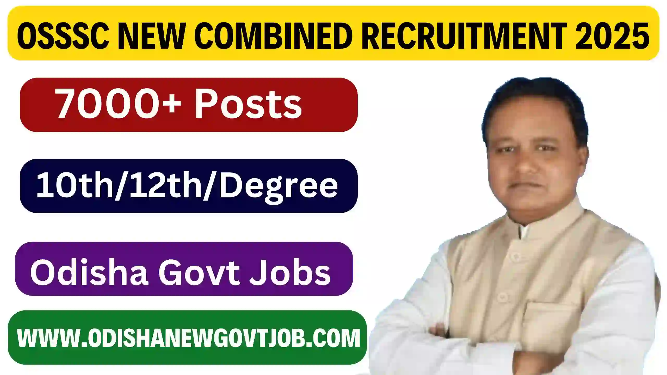 OSSSC NEW COMBINED Recruitment 2025